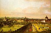 Bernardo Berlotto View of Vienna from the Belvedere oil painting artist